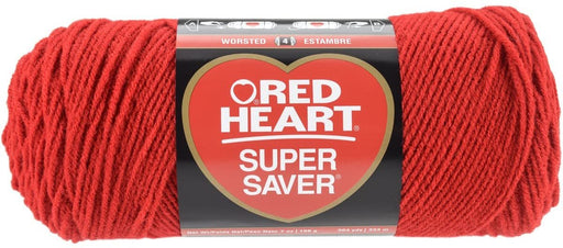 3 Pack Red Heart Super Saver Yarn-White E300B-311 - GettyCrafts