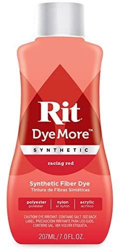 Synthetic Rit Dye More Liquid Fabric Dye - Ultimate Synthetic Rit Dye Accessories Kit - Wide Selection of Colors - 7 Ounces - Peacock Green