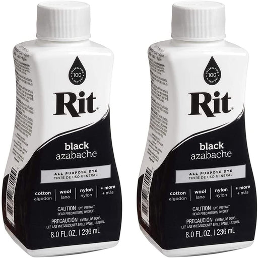 Rit All Purpose Liquid Fabric Dye Bundle (4 Pack) , 2 - Black 8oz Dye —  Grand River Art Supply