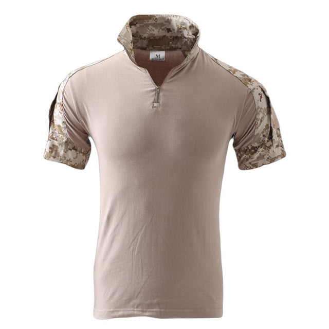 MEGE Tactical Camouflage Men Army Combat POLO Shirt, Rapid Assault ACU ...