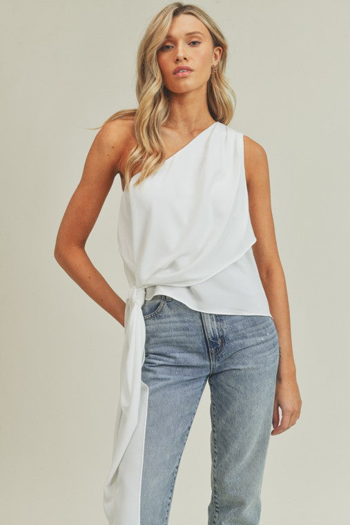 Zara One Shoulder Top – Chic Stitch