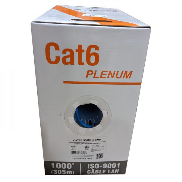 CAT 6 U/UTP FT4 CMG Rated Cable 1000 FT Pull Box White – AG Cables