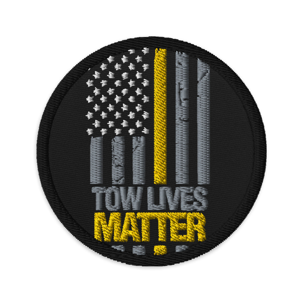 Tow Recovery Embroidered patches - Towlivesmatter