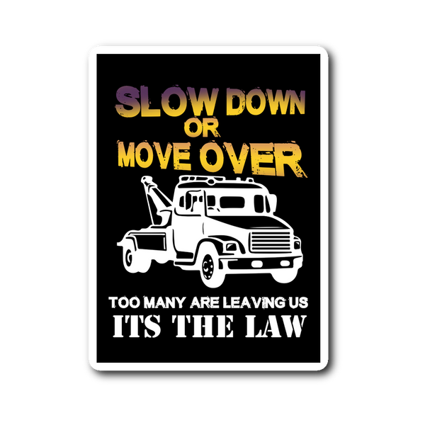 slow down move over logo