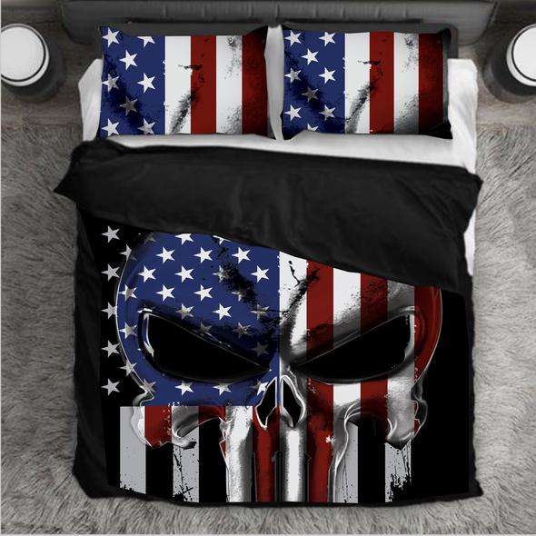 us flag bed sheets