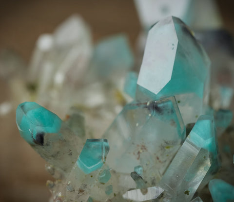 Ajoite Cluster Point Crystal