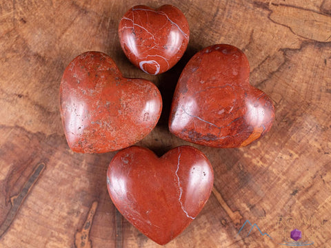 Hand Carved Jasper Crystal Heart