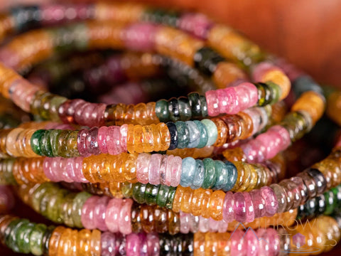 Tourmaline Rondelle Gemstone Bracelet