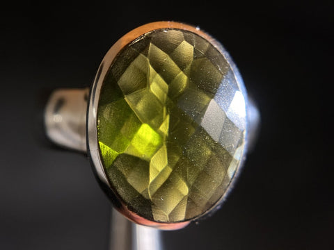 moldavite ring