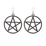 The Pentacle Earrings - Goth Mall