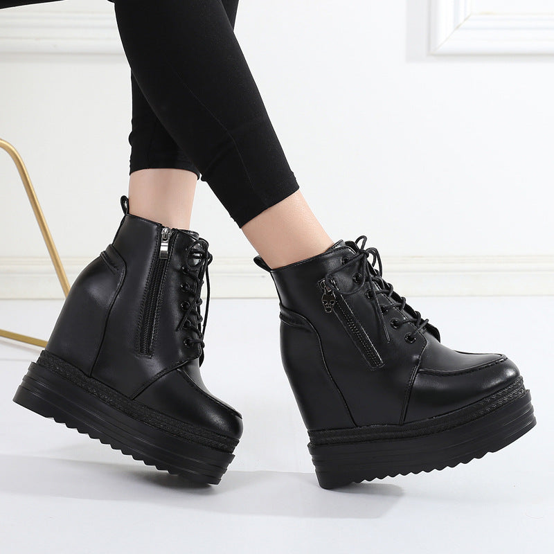 The Witch Wedge High Tops | Goth Mall