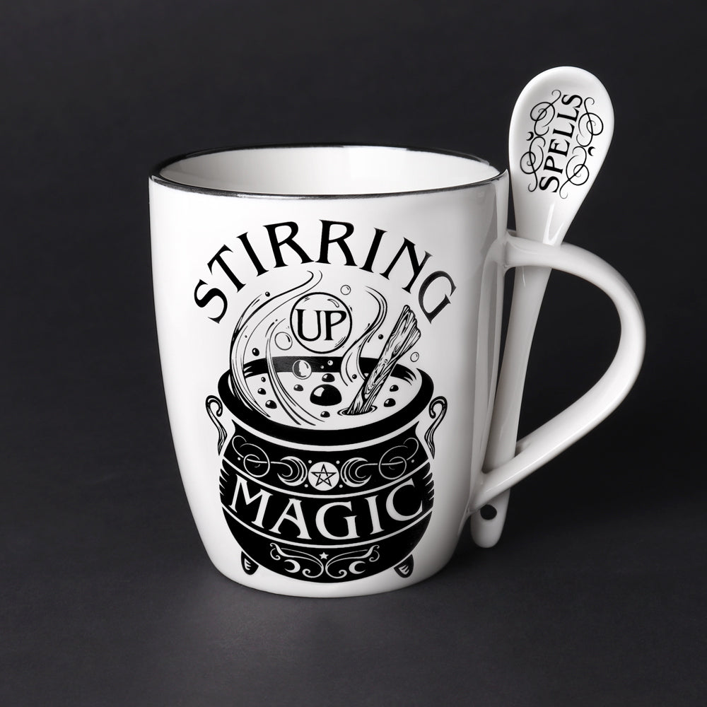 Dragon Stirring Mug - The Gargoyle Statuary