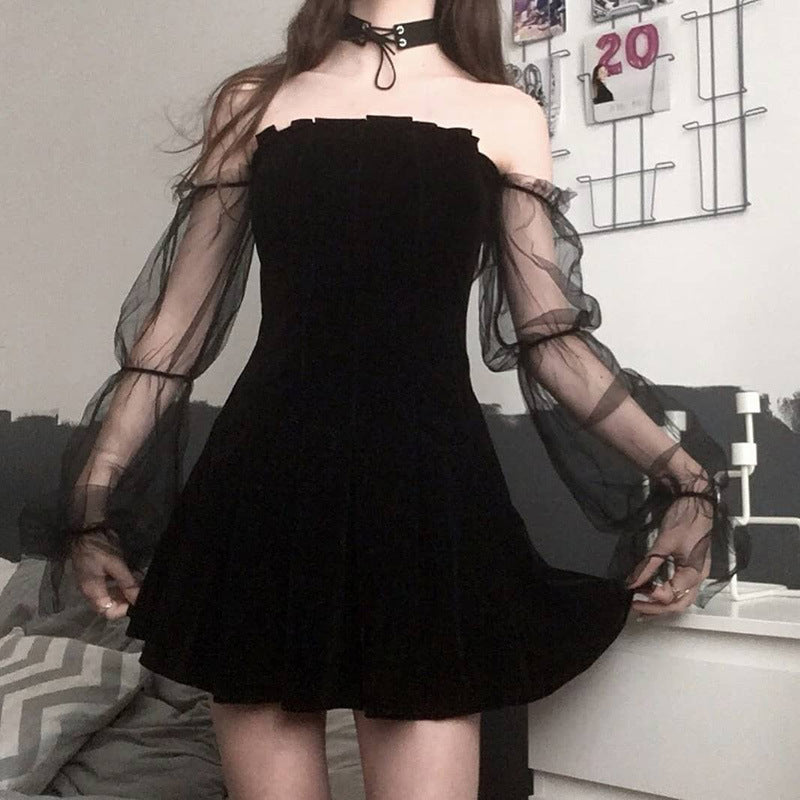 The Bubble Goth Mini Dress | Goth Mall