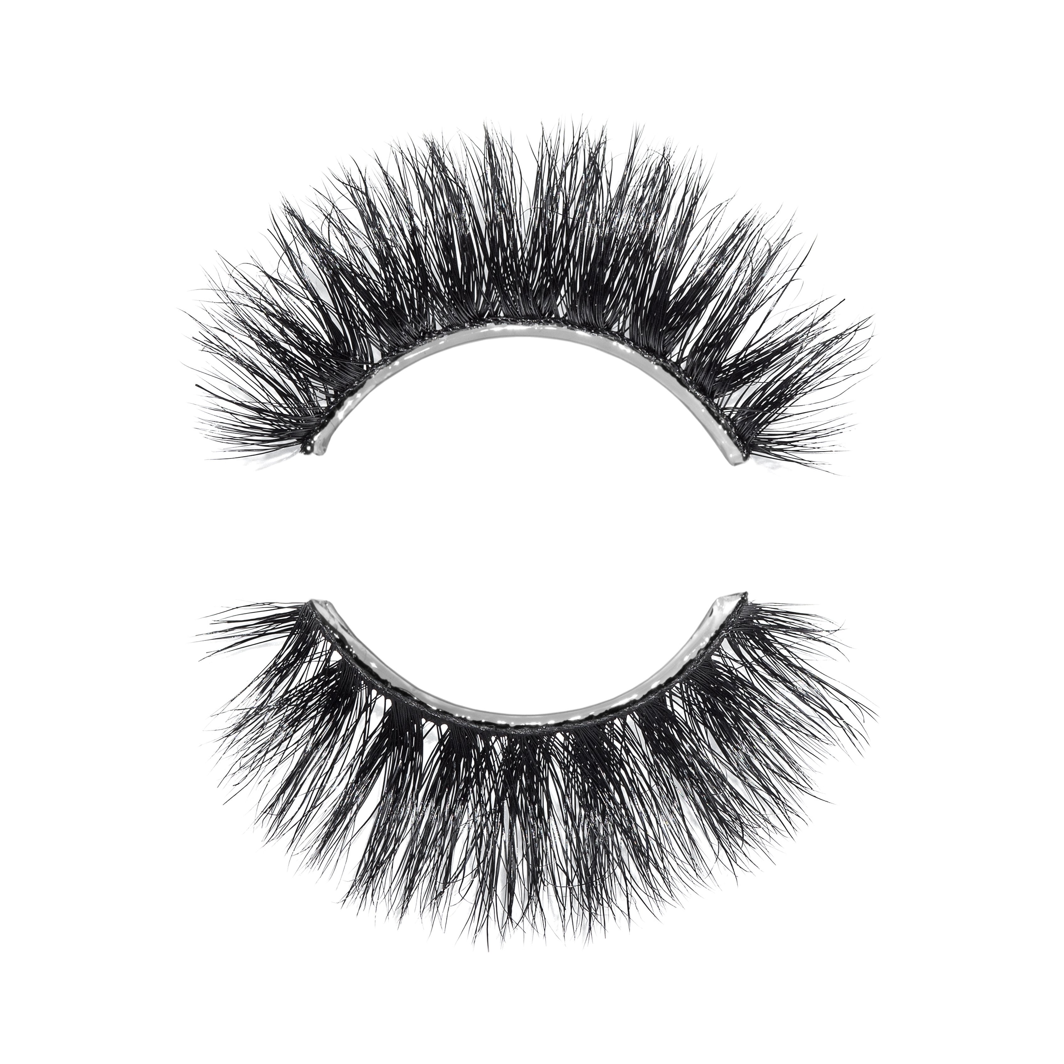 Novelty Eyelash with Lurex Border