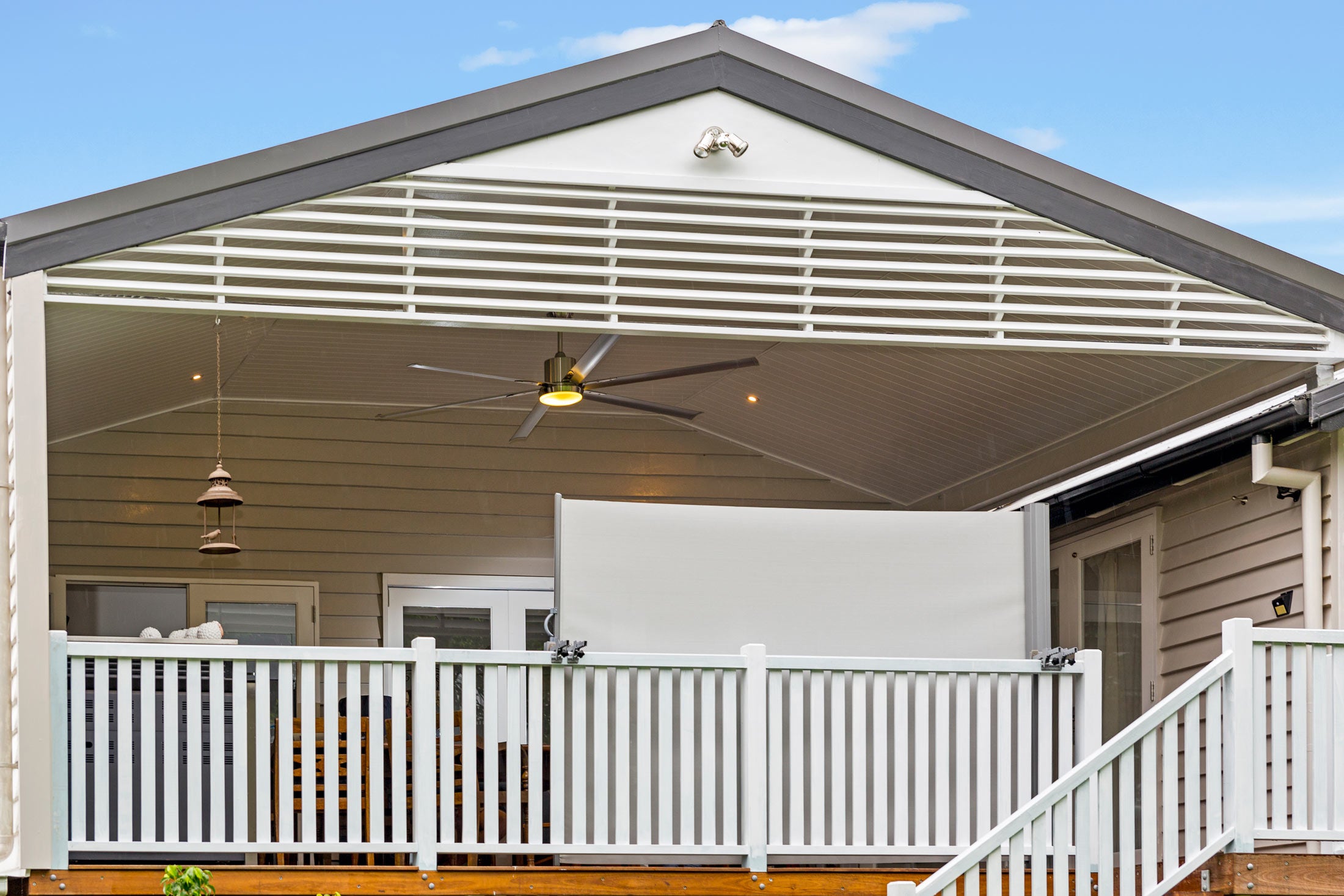 Create instant privacy on your verandah
