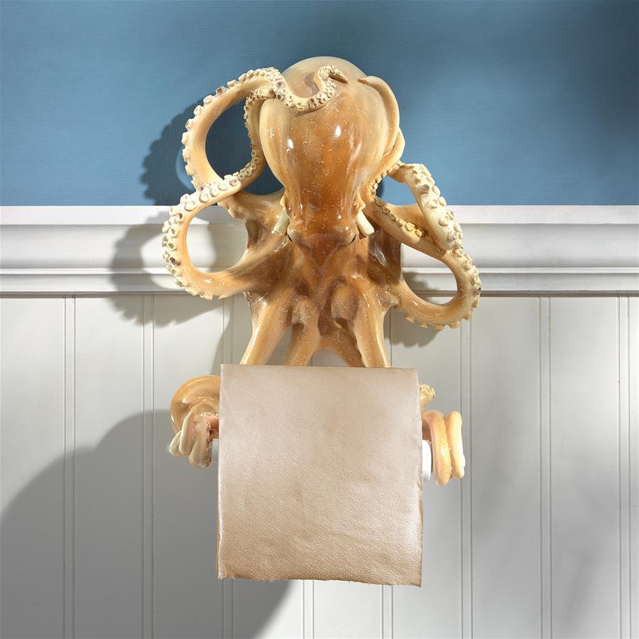 Flamingo Toilet Paper Holder Nautical Home Decor Home Improvement Mounted Toilet Paper Holders