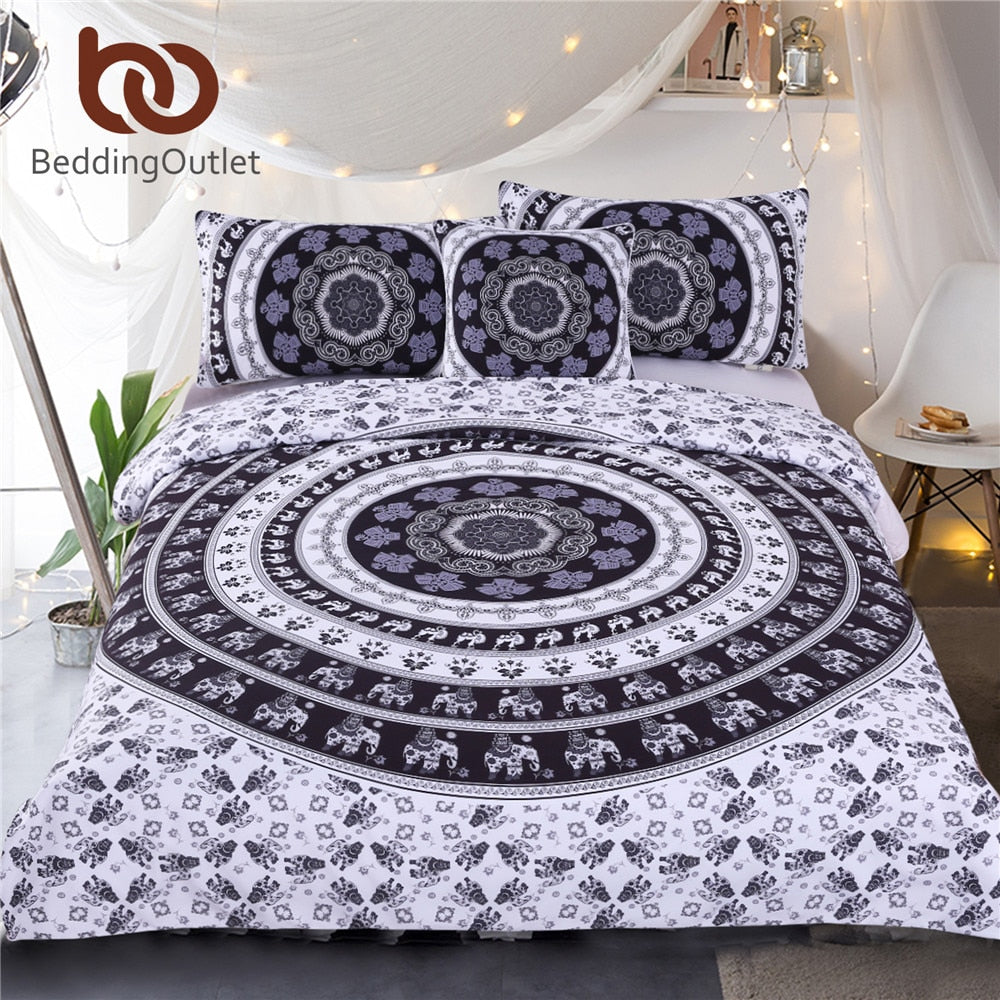 Dropshipful Vanitas Bedding Set Queen Size Bohemia Modern Duvet