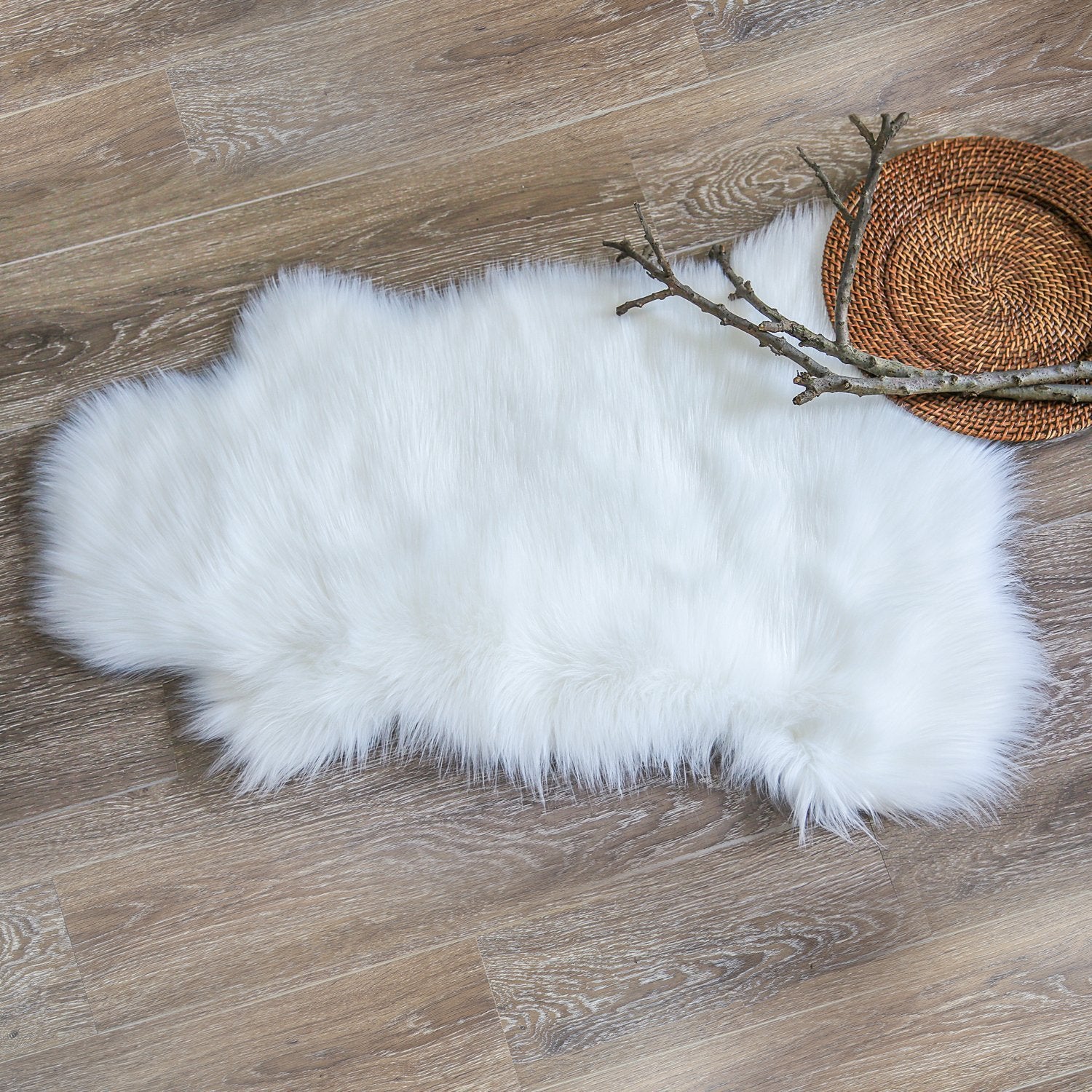 white fur blanket walmart