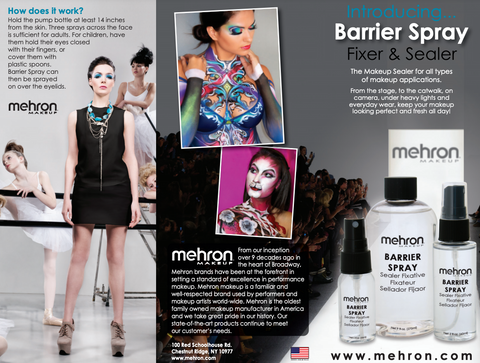 Mehron Barrier Makeup Setting Spray