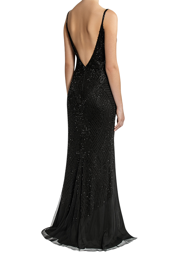 starry night formal dress