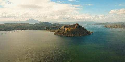 Taal volcano view from afar