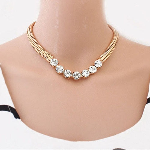 ladies gold choker necklace