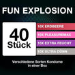 Durex Fun Explosion Kondome 40er - Black Box