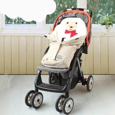 baby stroller with footmuff