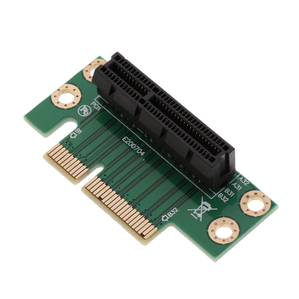 Maxbell PCI Express 4X Riser Card 90 Degree Right Angle Riser Adapter Card for 1U /2U Computer