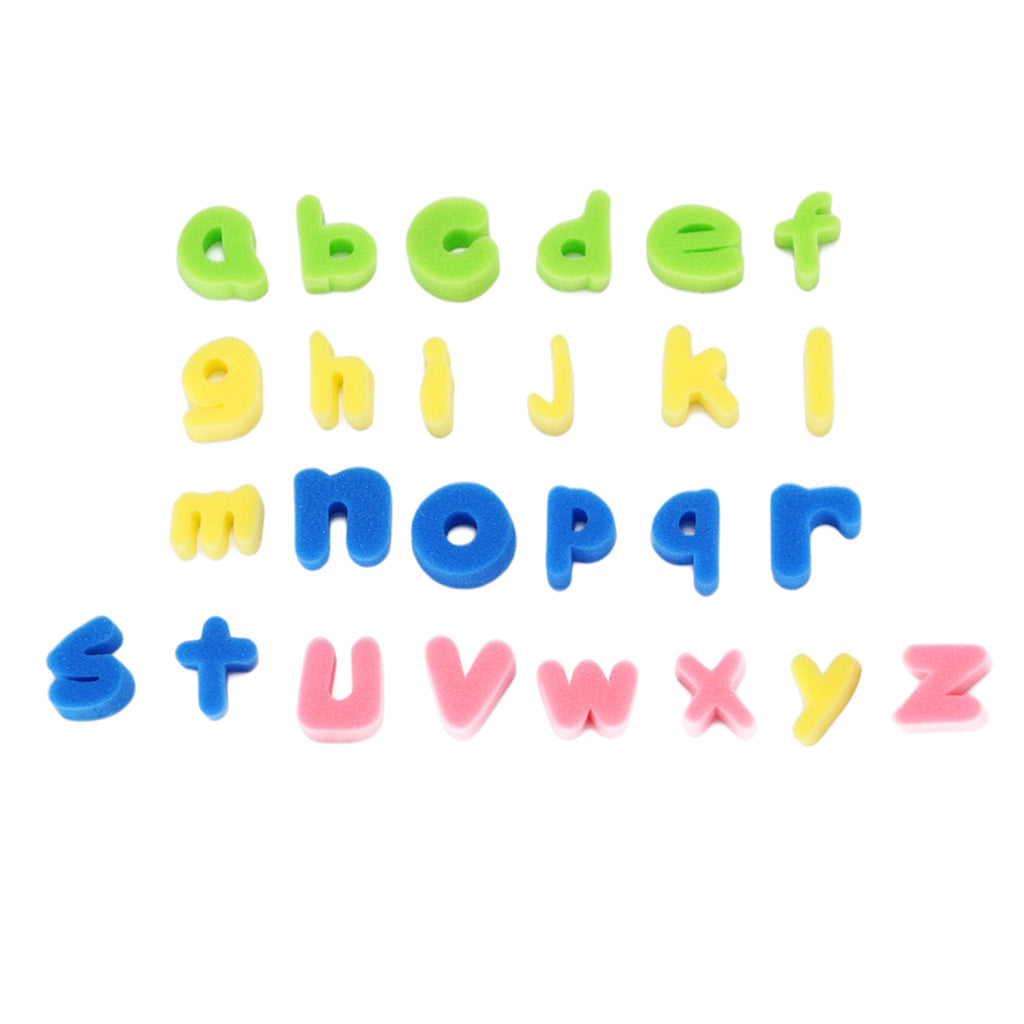 Maxbell Full Alphabet Foam Sponge 26 Lowercase Letters Kindergarten Te ...