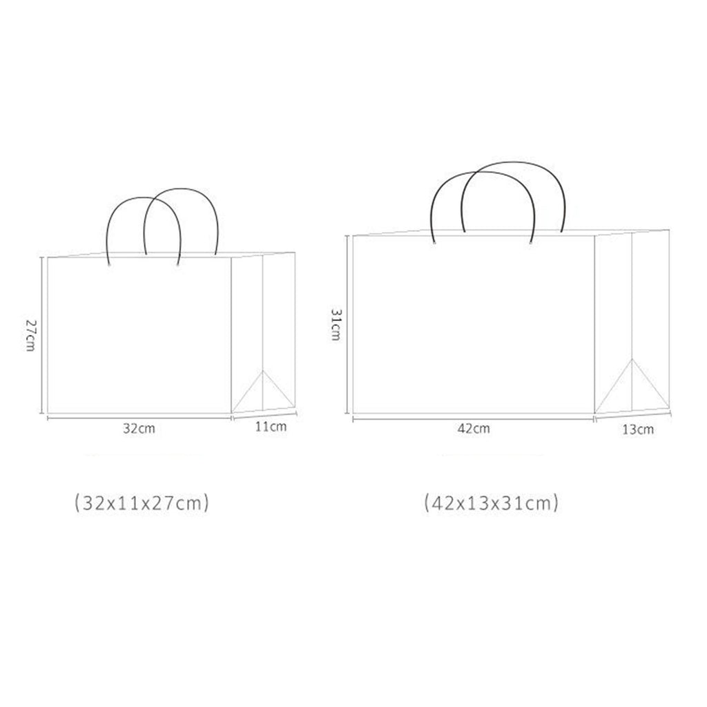 Maxbell  Gift Bag Party Present Goody Favor Bags Business Retail Bags 32x11x27cm