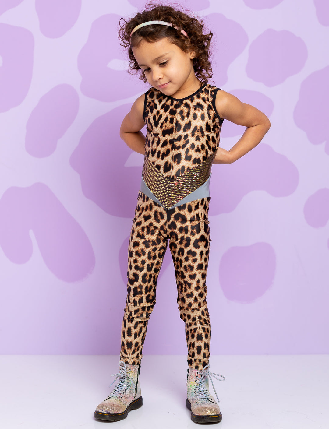 Leopard Kids Girls Leggings (2T-7), Cheetah Animal Print Toddler Children  Cute Printed Yoga Pants Graphic Fun Tights Gift