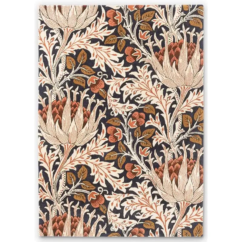 Artichoke 127103 Amber Charcoal Rug