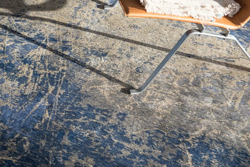 Louis De Poortere Rugs Mad Men Cracks 8629 Abyss Blue - Woven Rugs