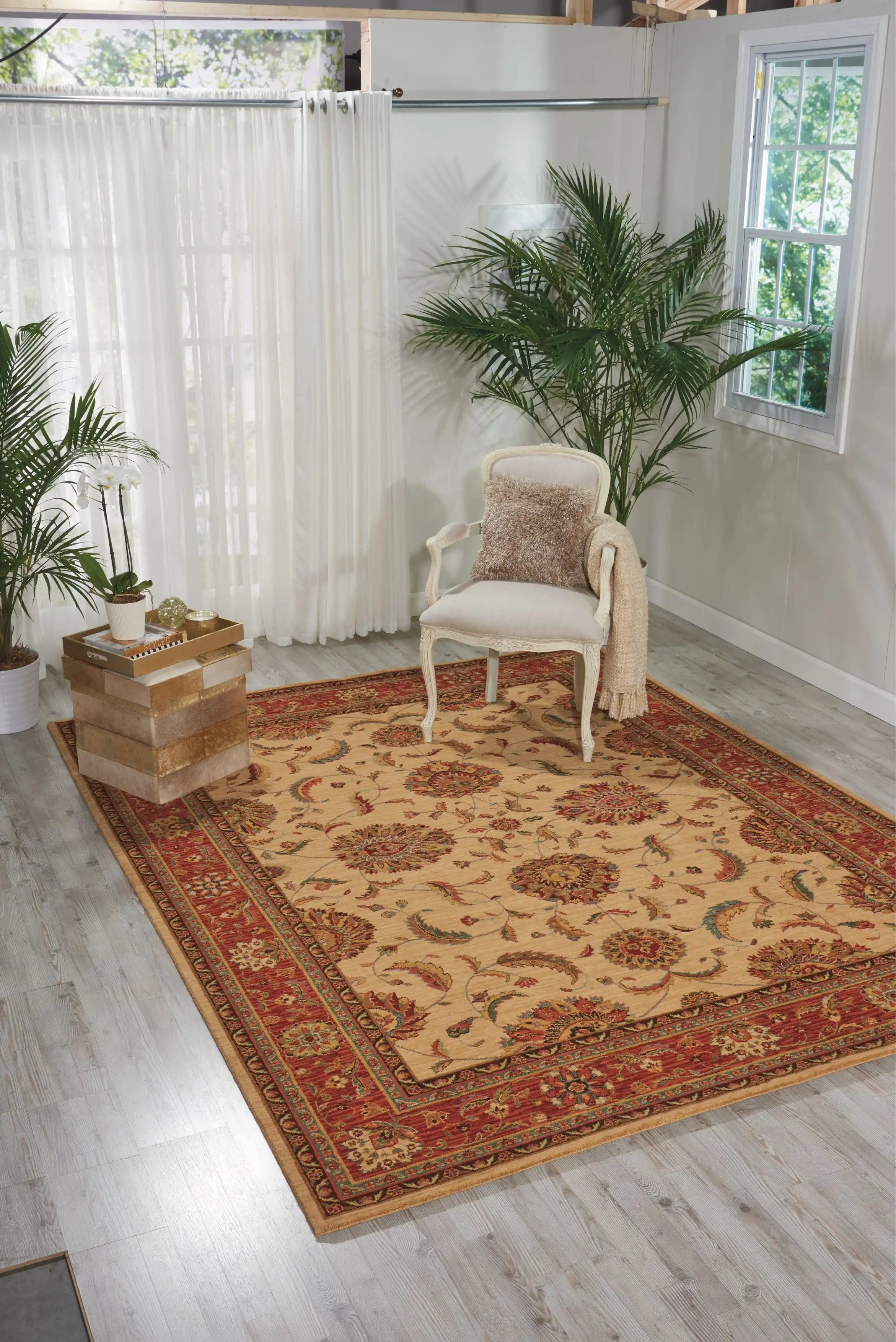 Living Treasures LI04 Ivory Red