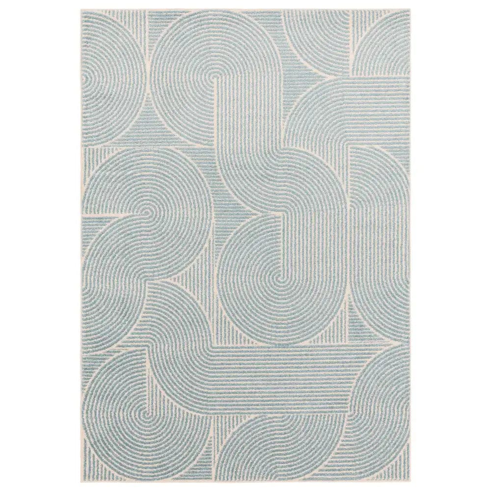muse blue swirl rug mu02