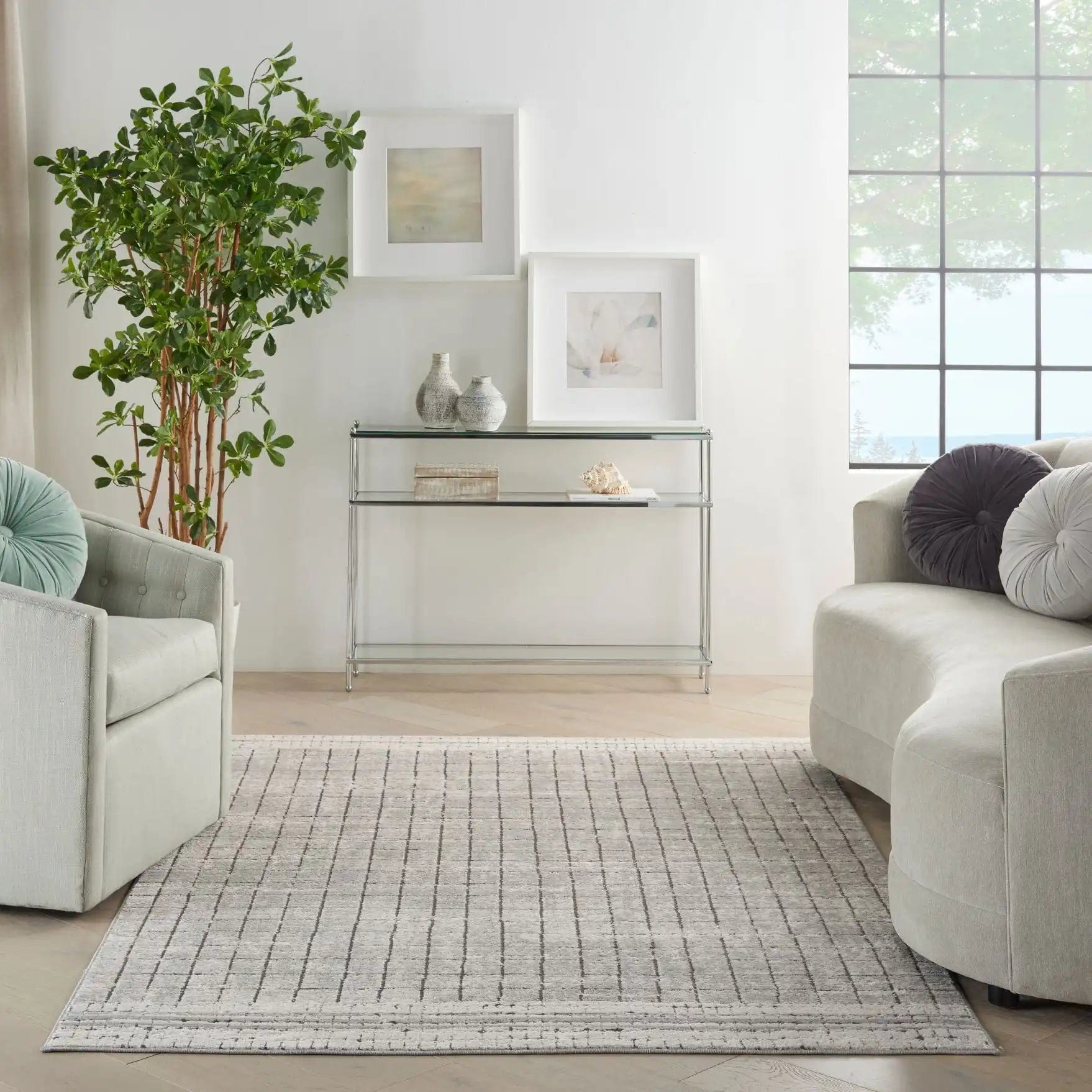 Quarry QUA13 Ivory Grey Runner