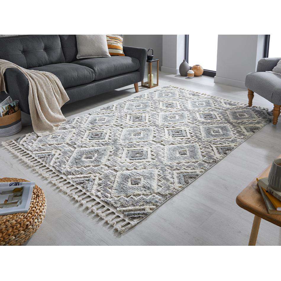 Aria Victoria Grey Cream Rug