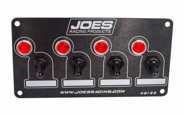 Joes Accessory Switch Panel w /4 Switches and Lights 46135 - J J Motorsports