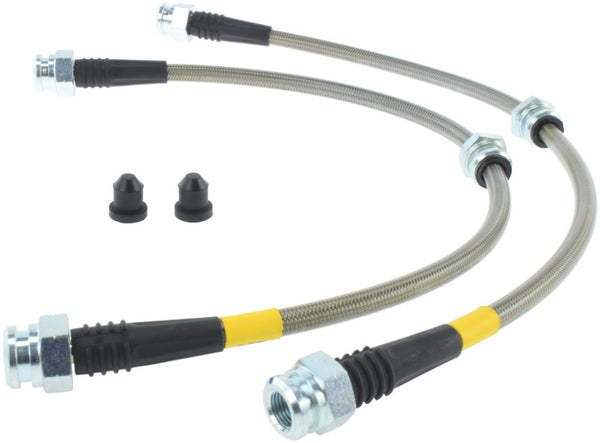 StopTech Stainless Steel Braided Brake Hose Kit - Front