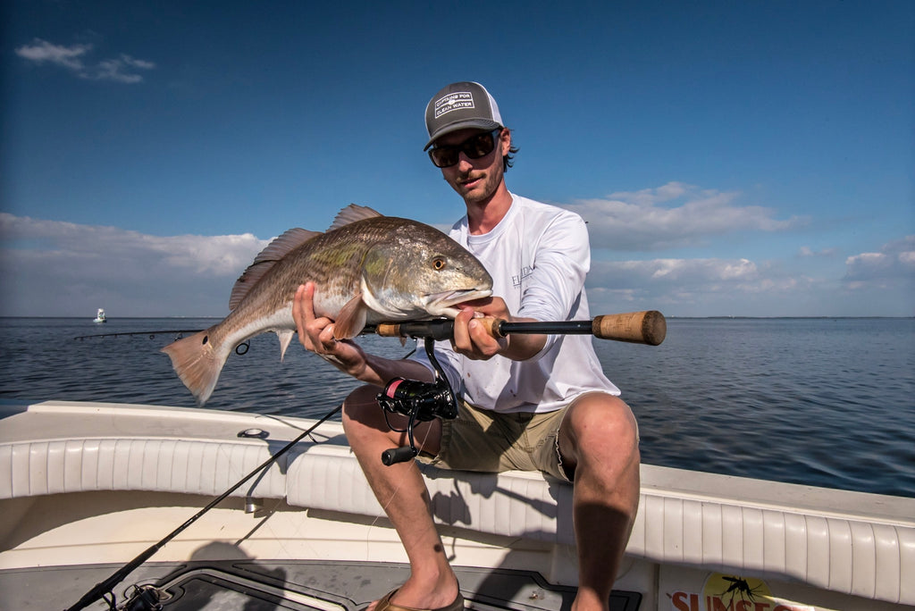 Tim with an overslot Redfish