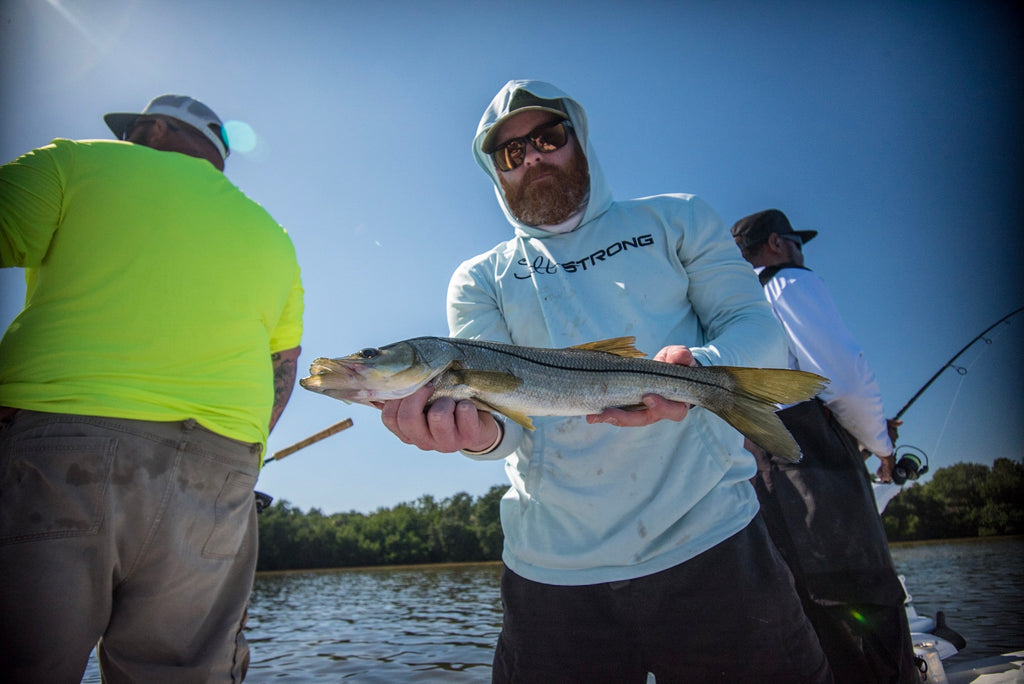 Drew with a Snook
