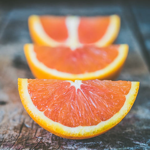 Oranges on a table