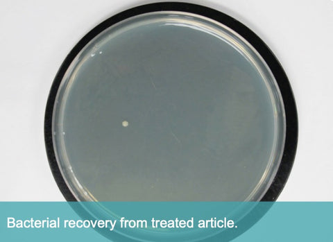 Silver AG.2 tratado no muestra crecimiento bacteriano.