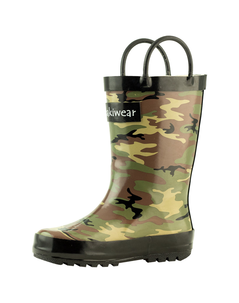 RUBBER RAIN BOOTS, ARMY CAMO – hans_dev