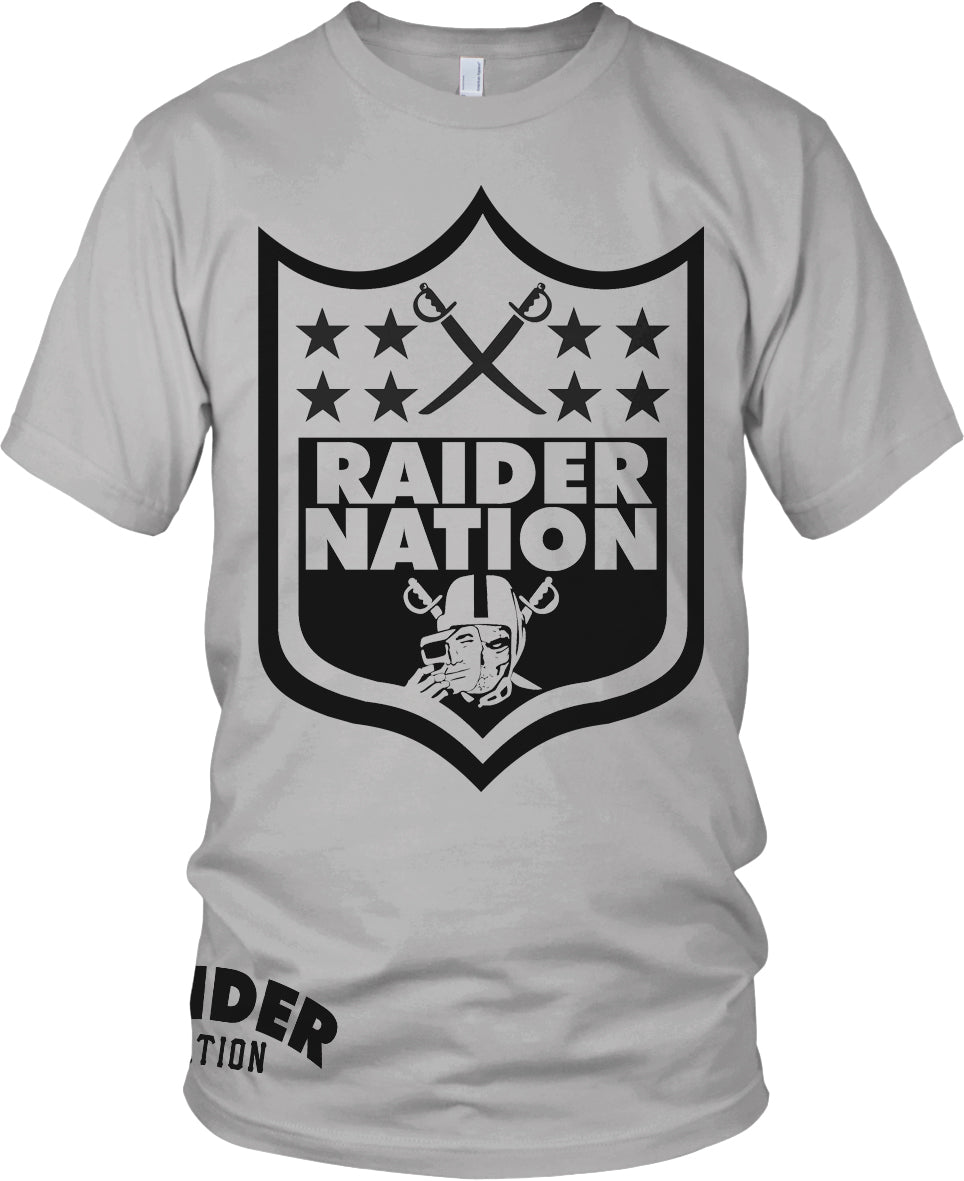 raider nation t shirt