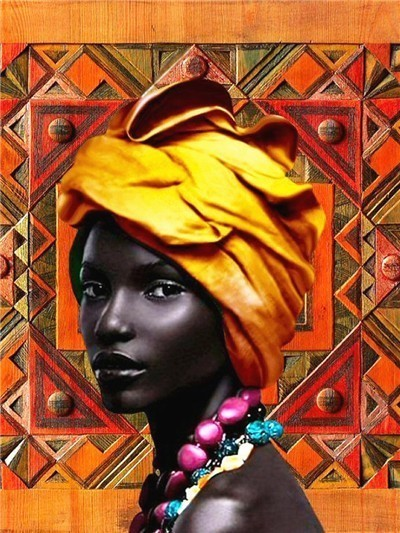 African Queen 8 - Diamond Painting Kit