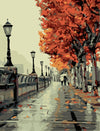 Autumn Walk in Paris - Paint By Numbers Kit