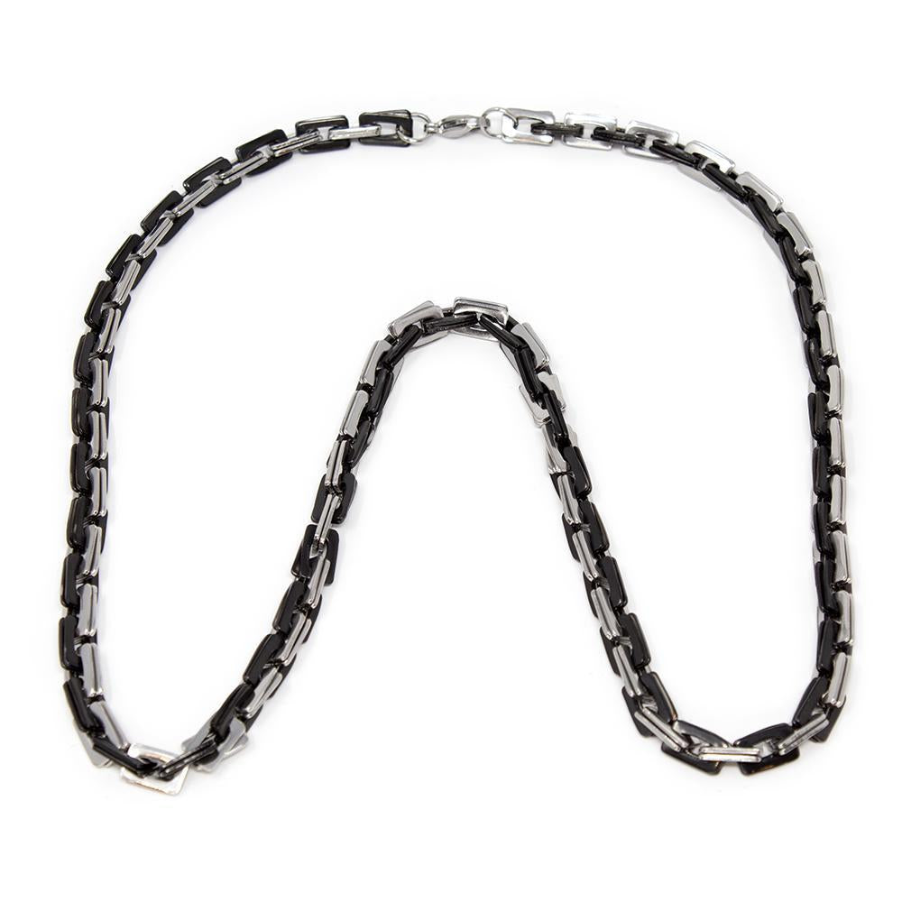 square link chain necklace