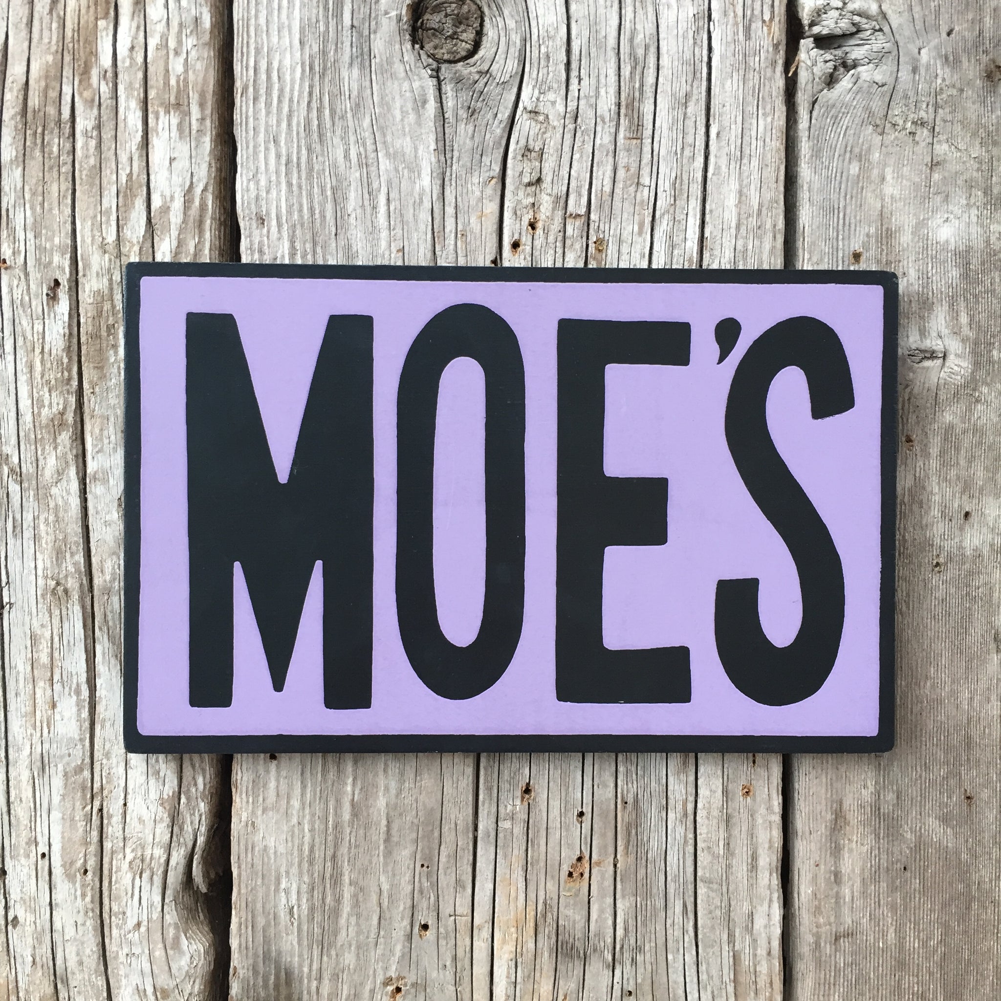 Handmade The Simpsons Moe's Tavern Sign – Vintage Sign Projects